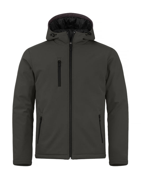Padded Hoody Softshell - Dark Grey