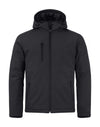 Padded Hoody Softshell - Black