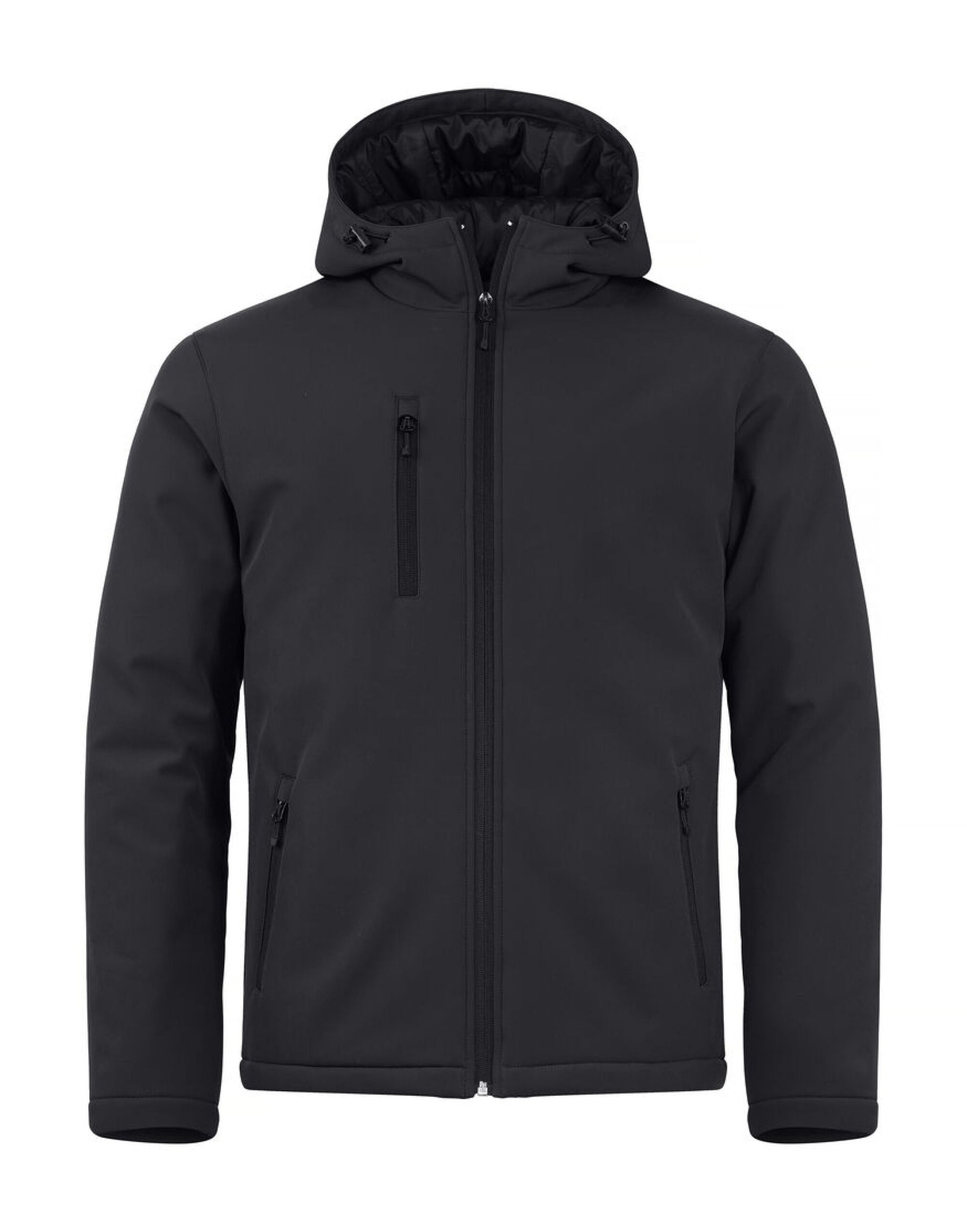 Padded Hoody Softshell - Black
