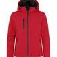 Ladies Padded Softshell Hoody - Red