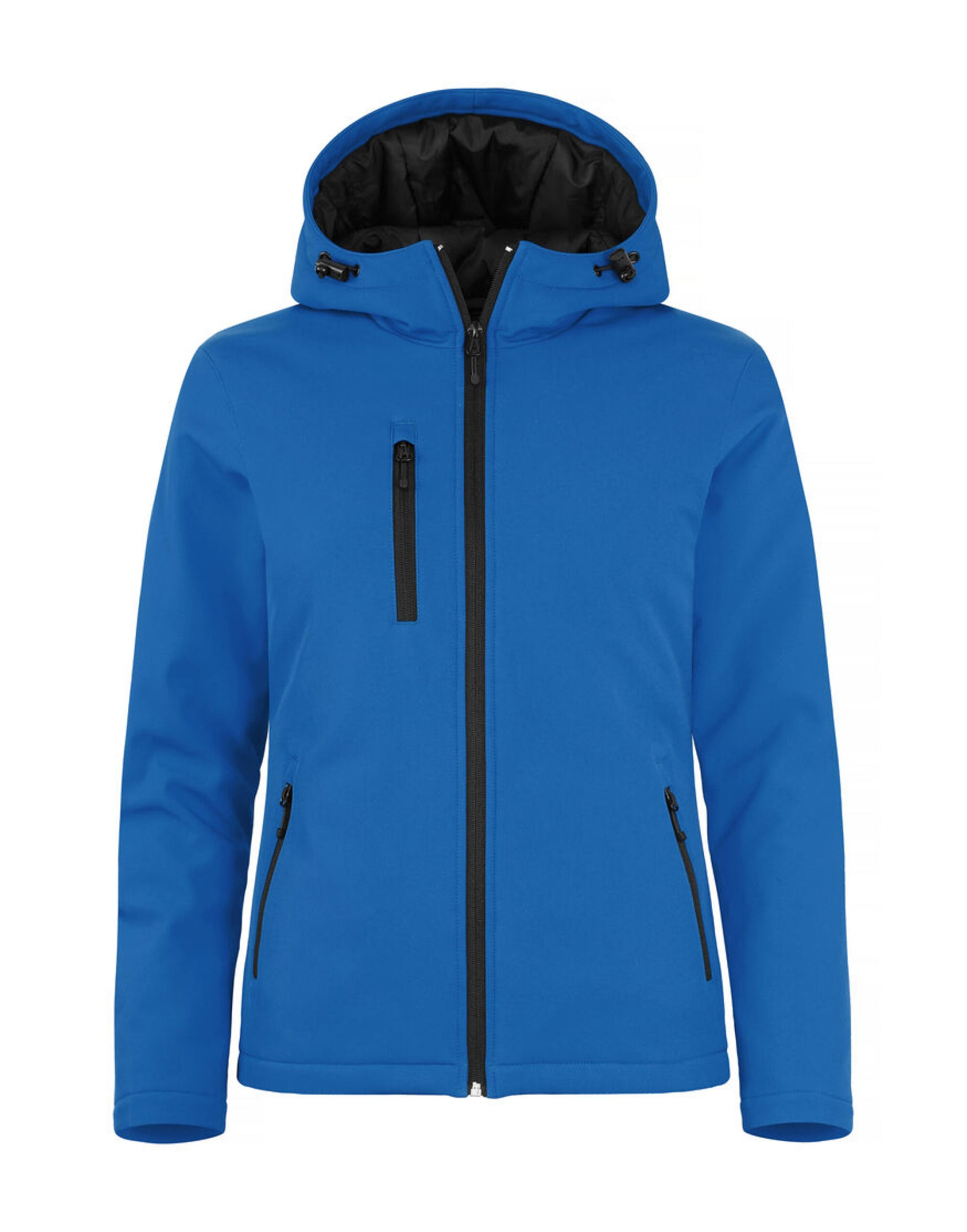 Ladies Padded Softshell Hoody - Royal Blue