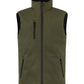 Padded Softshell Vest - Fog Green