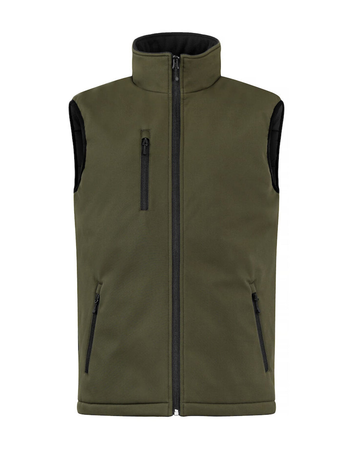 Padded Softshell Vest - Fog Green