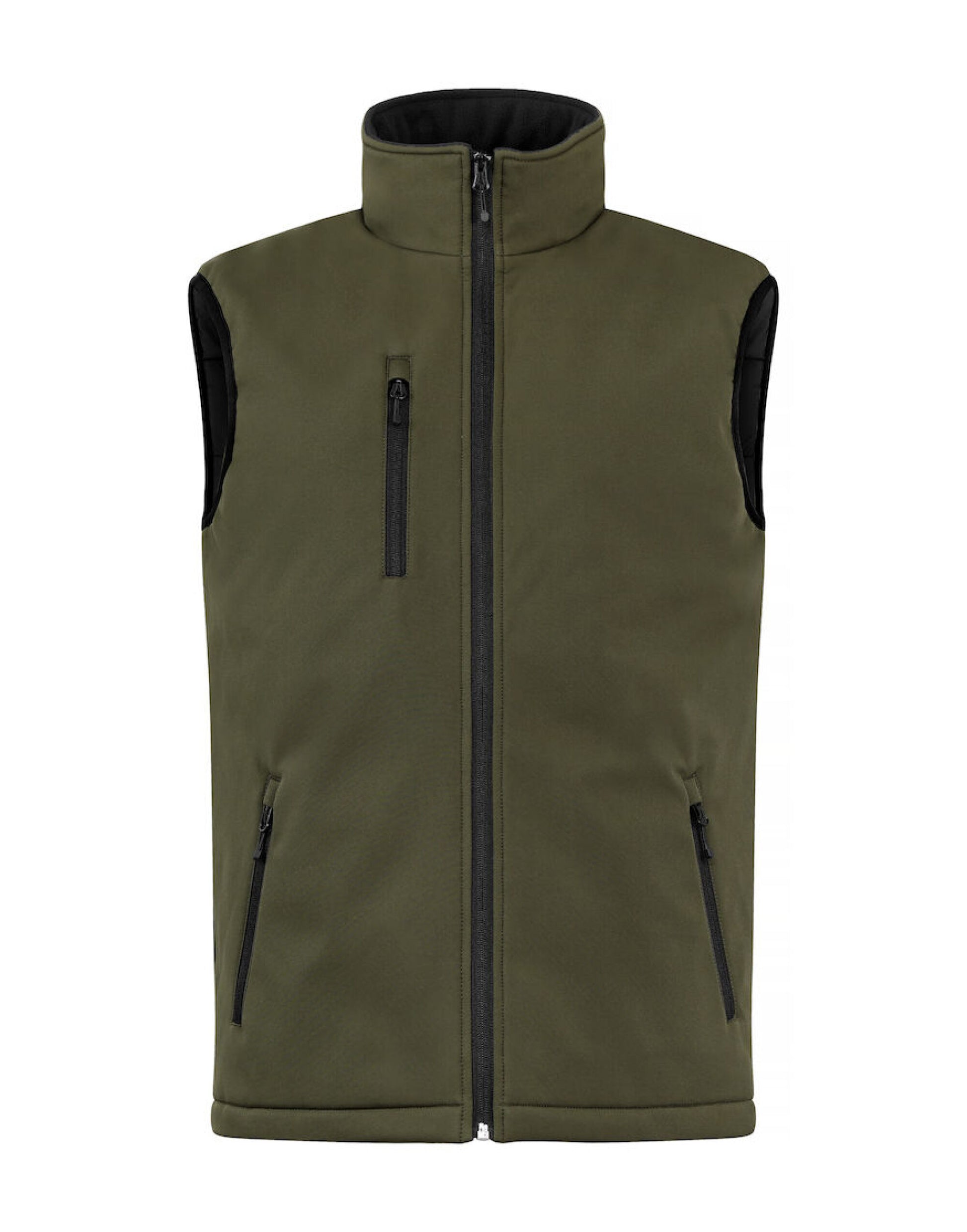 Padded Softshell Vest - Fog Green