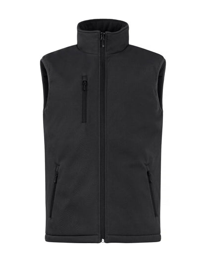 Padded Softshell Vest - Black