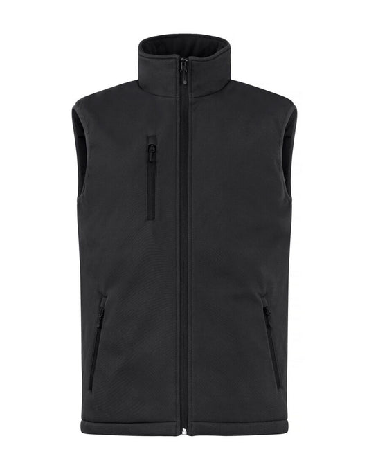 Padded Softshell Vest - Black