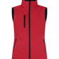 Ladies Padded Softshell Vest - Red