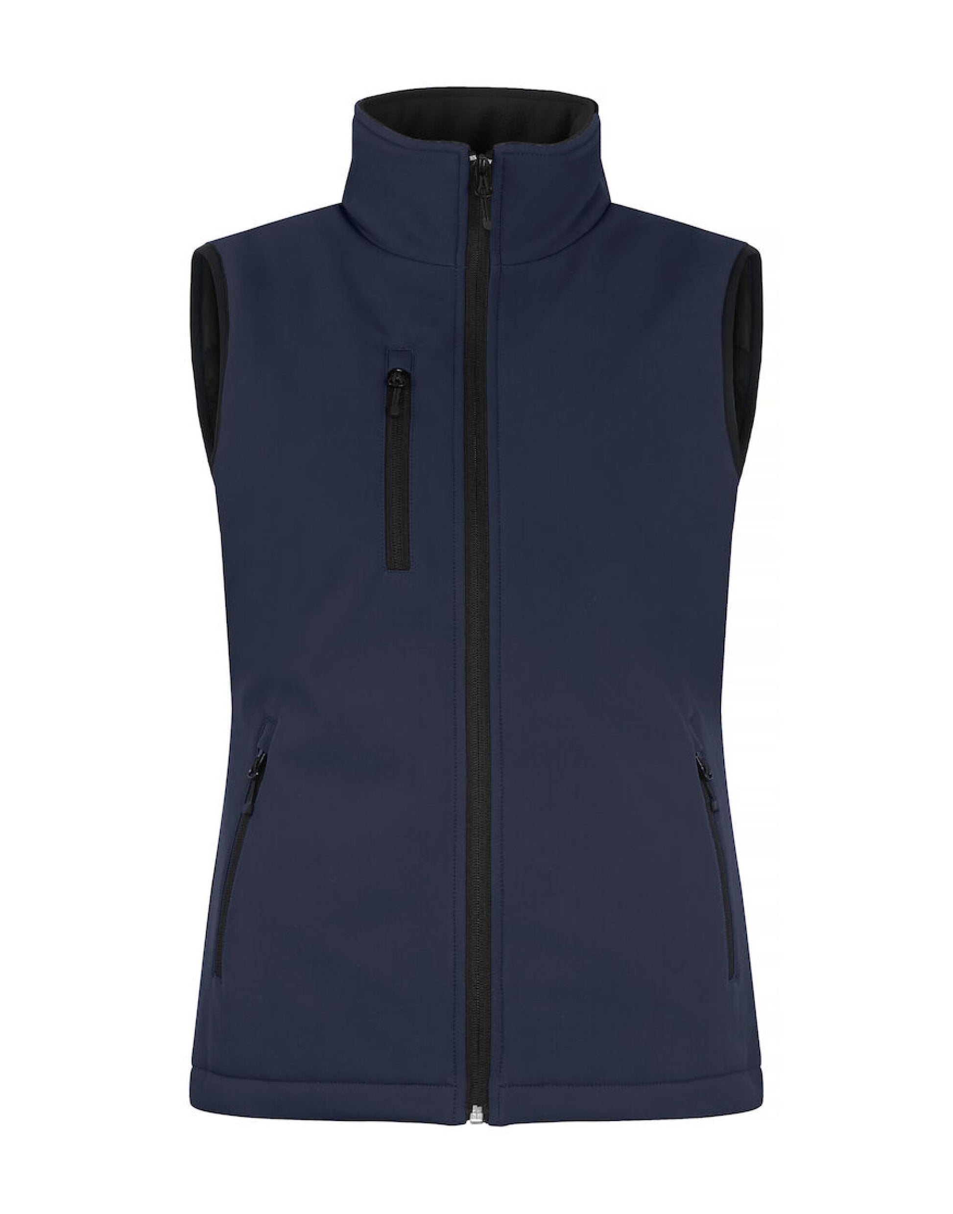 Ladies Padded Softshell Vest - Dark Navy
