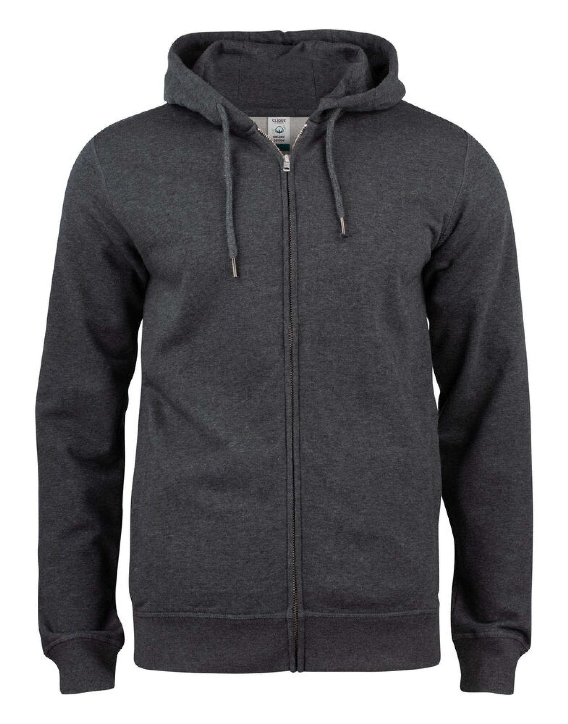 Premium OC Full Zip Hoody - Anthracite Melange