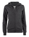 Ladies Premium OC Full Zip Hoody - Anthracite Melange