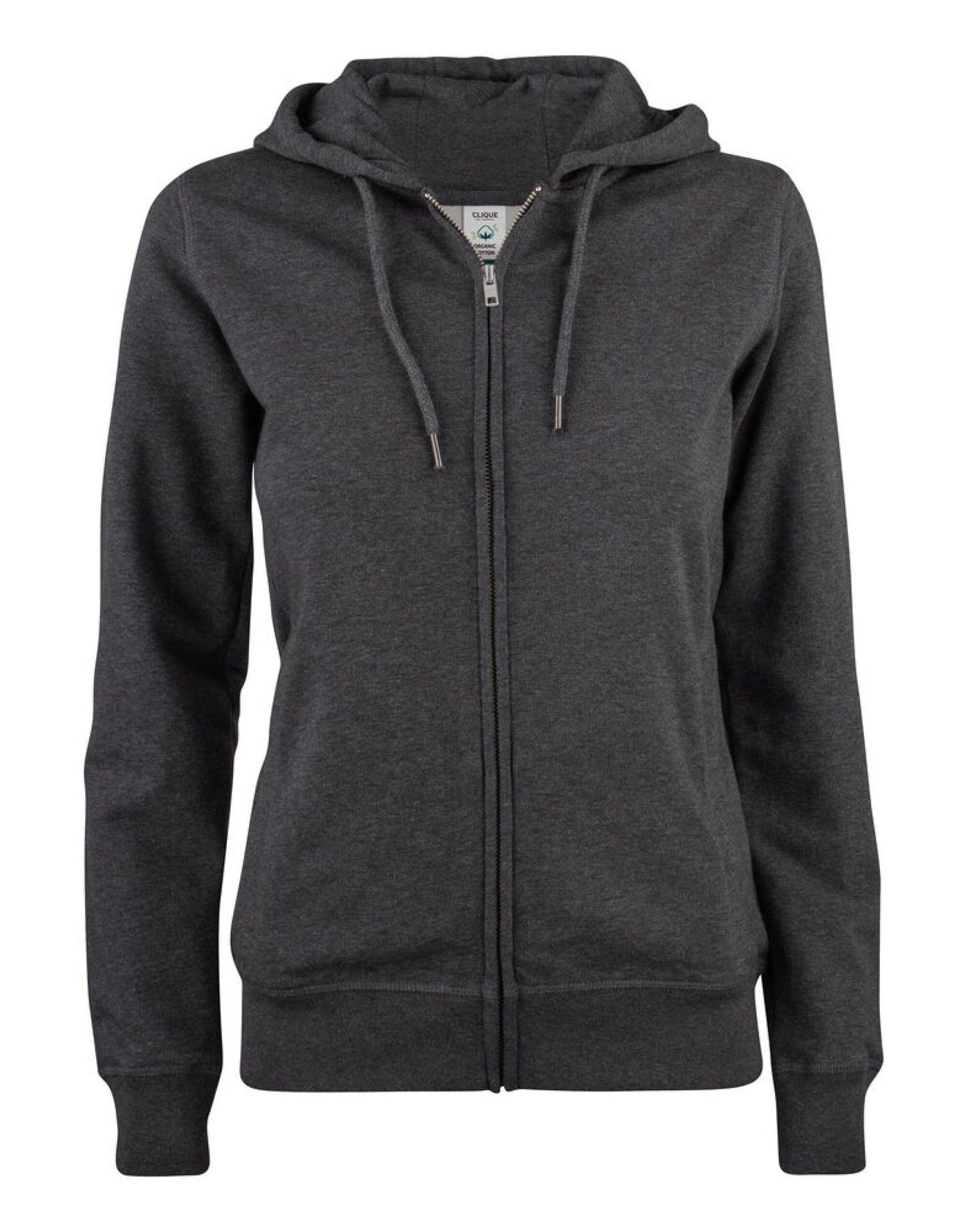 Ladies Premium OC Full Zip Hoody - Anthracite Melange