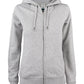 Ladies Premium OC Full Zip Hoody - Grey Melange