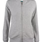 Ladies Premium OC Cardigan _x000D_ - Grey Melange