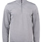 Basic Active Half Zip - Grey Melange