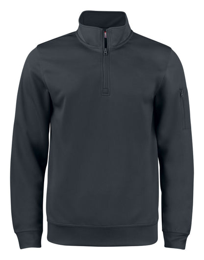 Basic Active Half Zip - Black