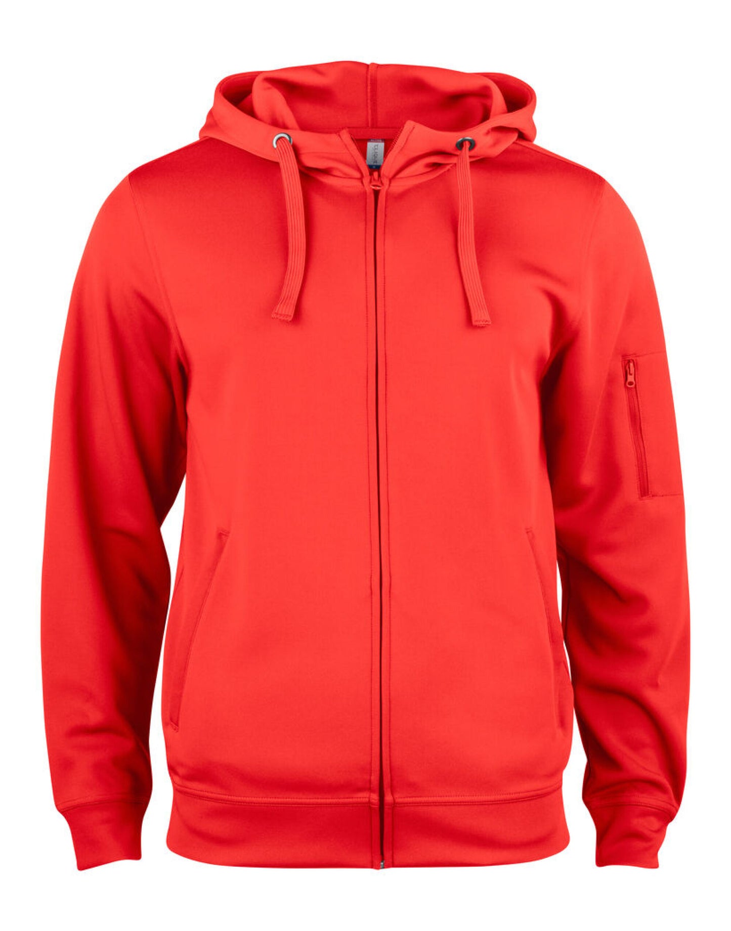 Basic Active Full Zip Hoody _x000D_ - Red
