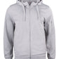 Basic Active Full Zip Hoody _x000D_ - Grey Melange