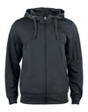 Basic Active Full Zip Hoody _x000D_ - Black