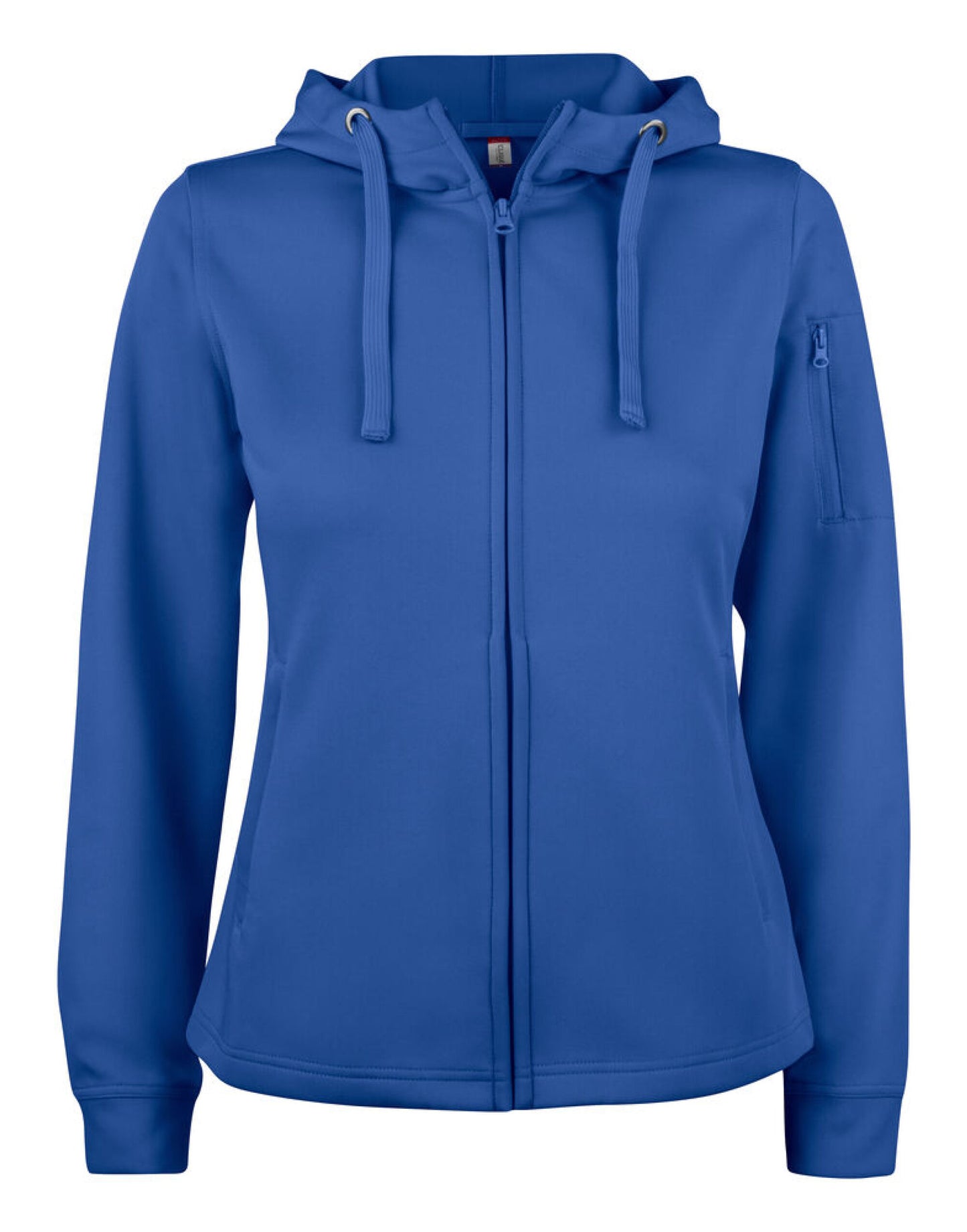 Ladies Basic Active Full Zip Hoody - Royal Blue