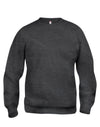 Basic Roundneck Sweatshirt - Anthracite Melange