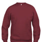 Basic Roundneck Sweatshirt - Burgundy