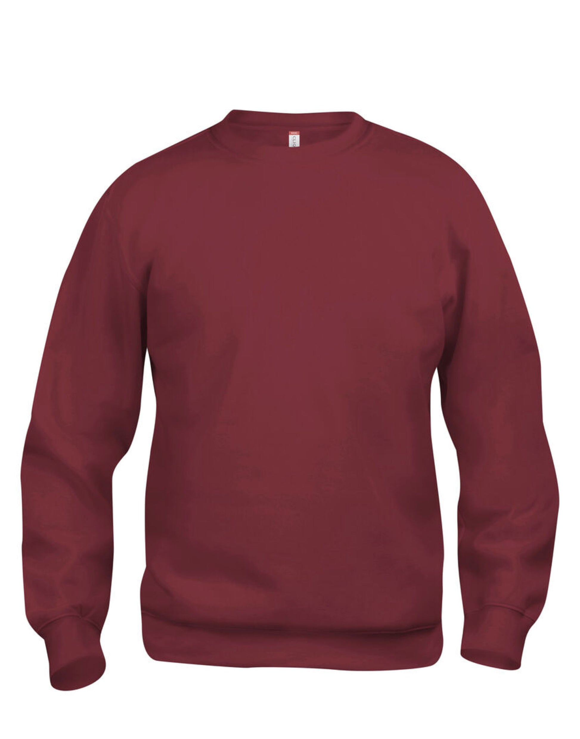 Basic Roundneck Sweatshirt - Burgundy