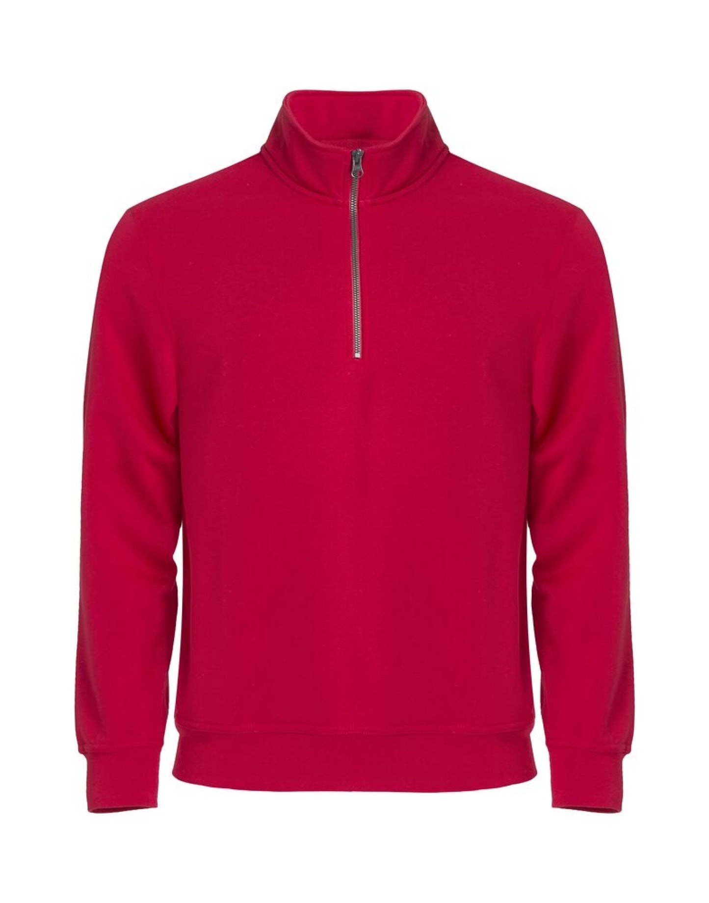 Basic Half Zip - Red