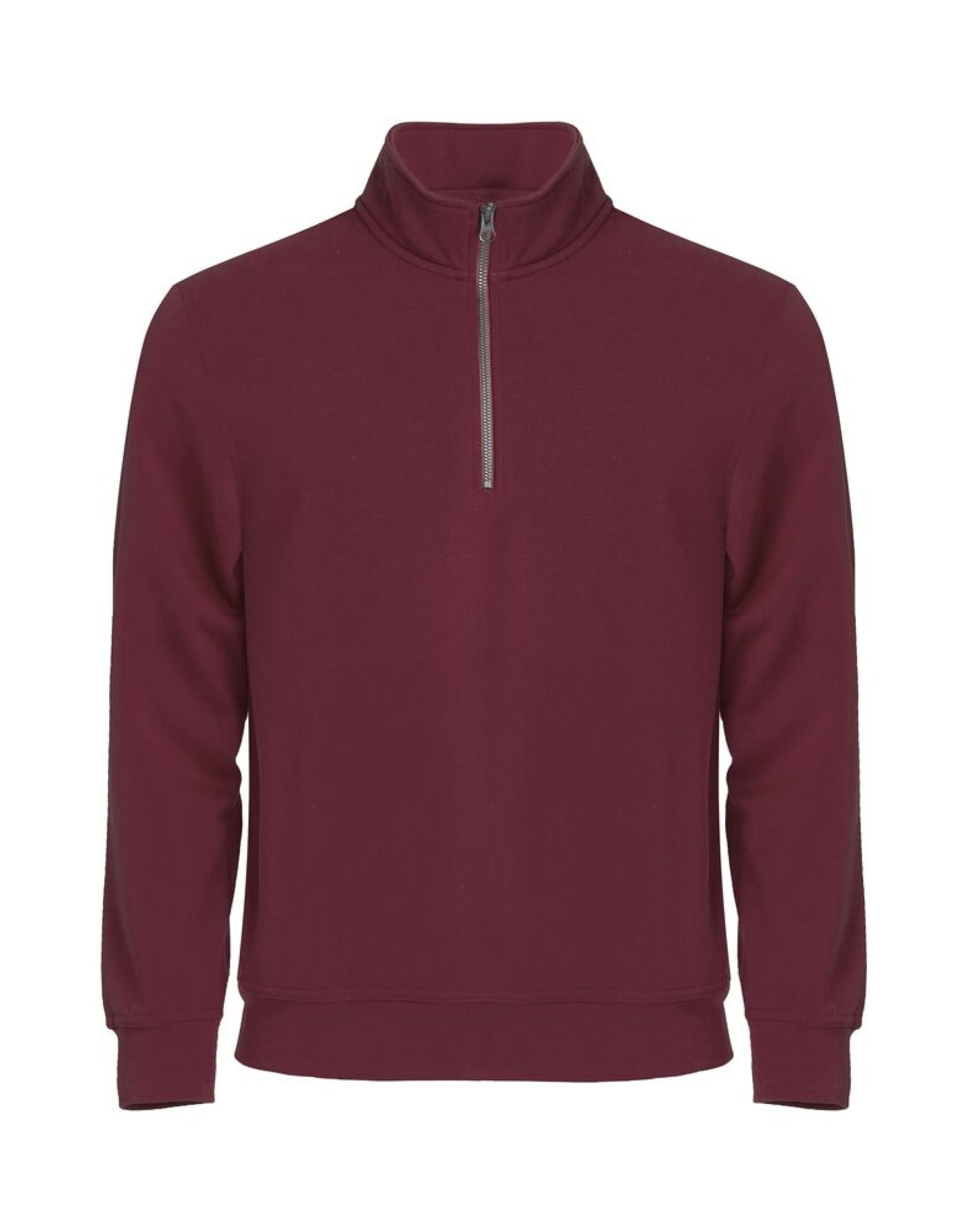 Basic Half Zip - Burgundy