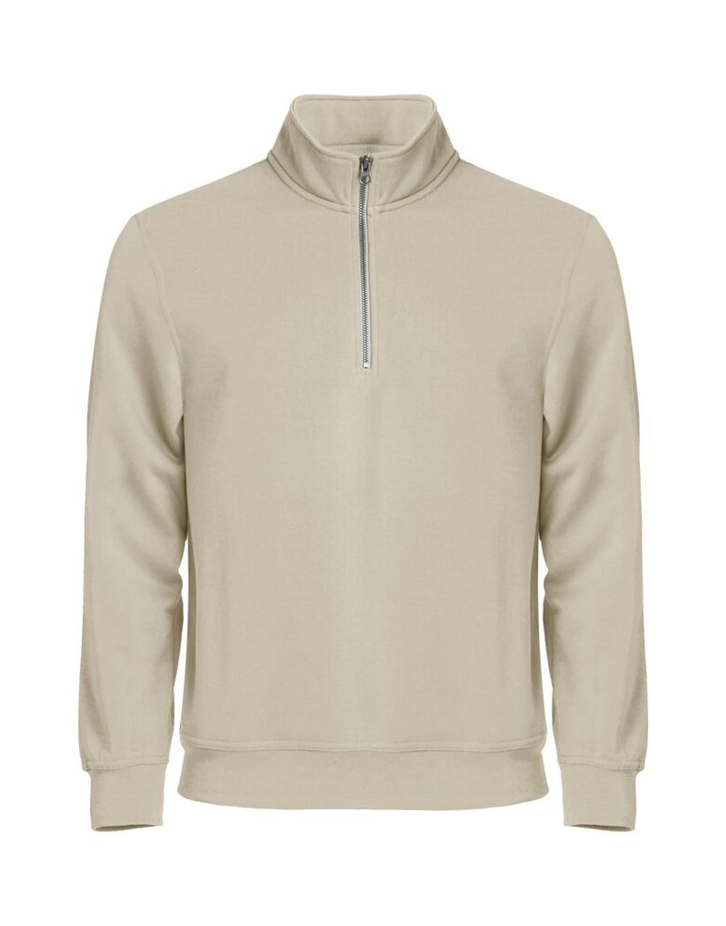Basic Half Zip - Light Khaki