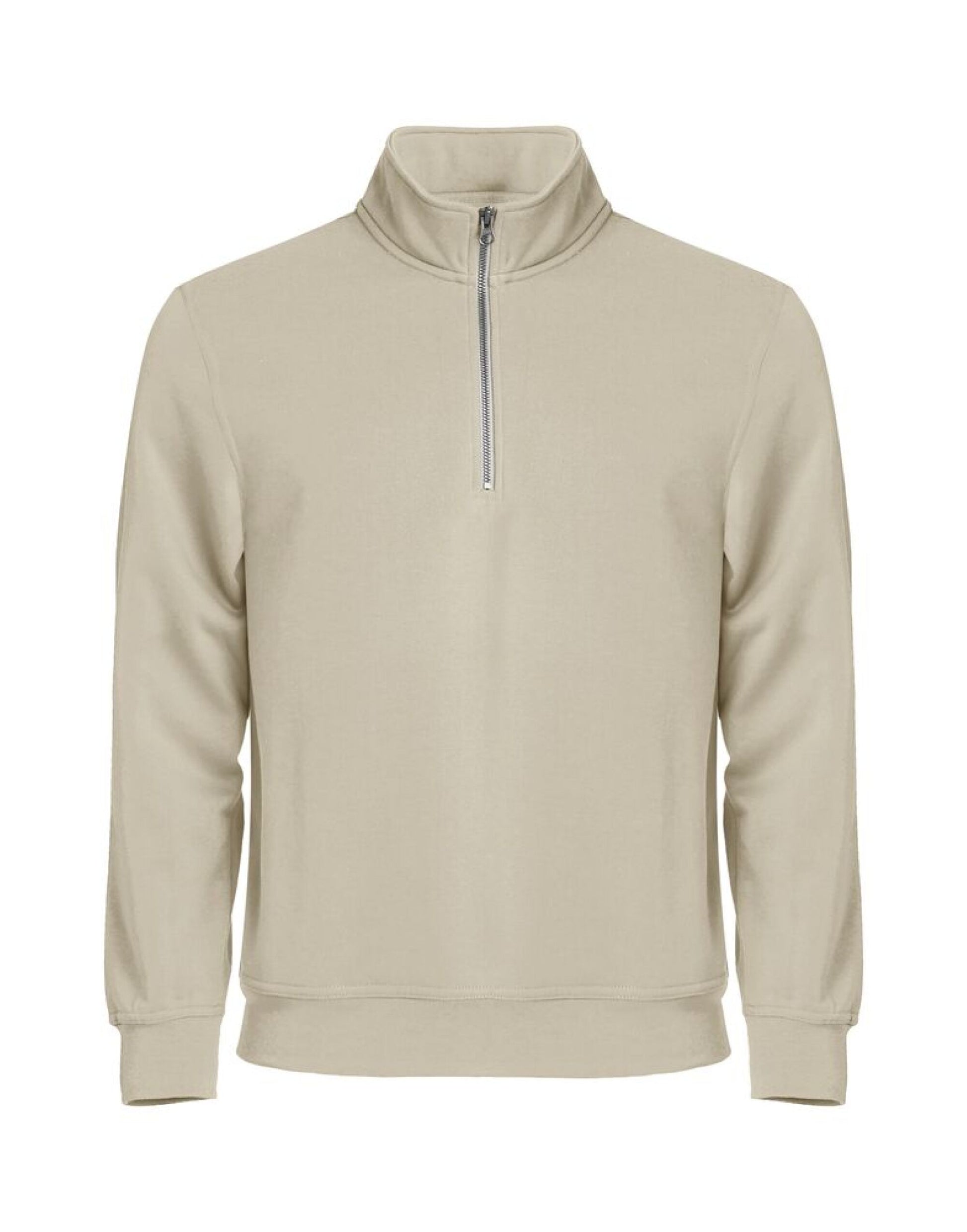 Basic Half Zip - Light Khaki