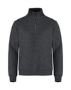 Basic Half Zip - Anthracite Melange