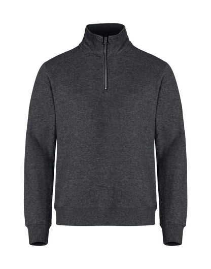 Basic Half Zip - Anthracite Melange