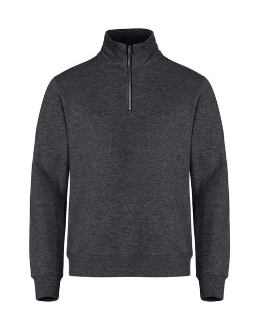 Basic Half Zip - Anthracite Melange