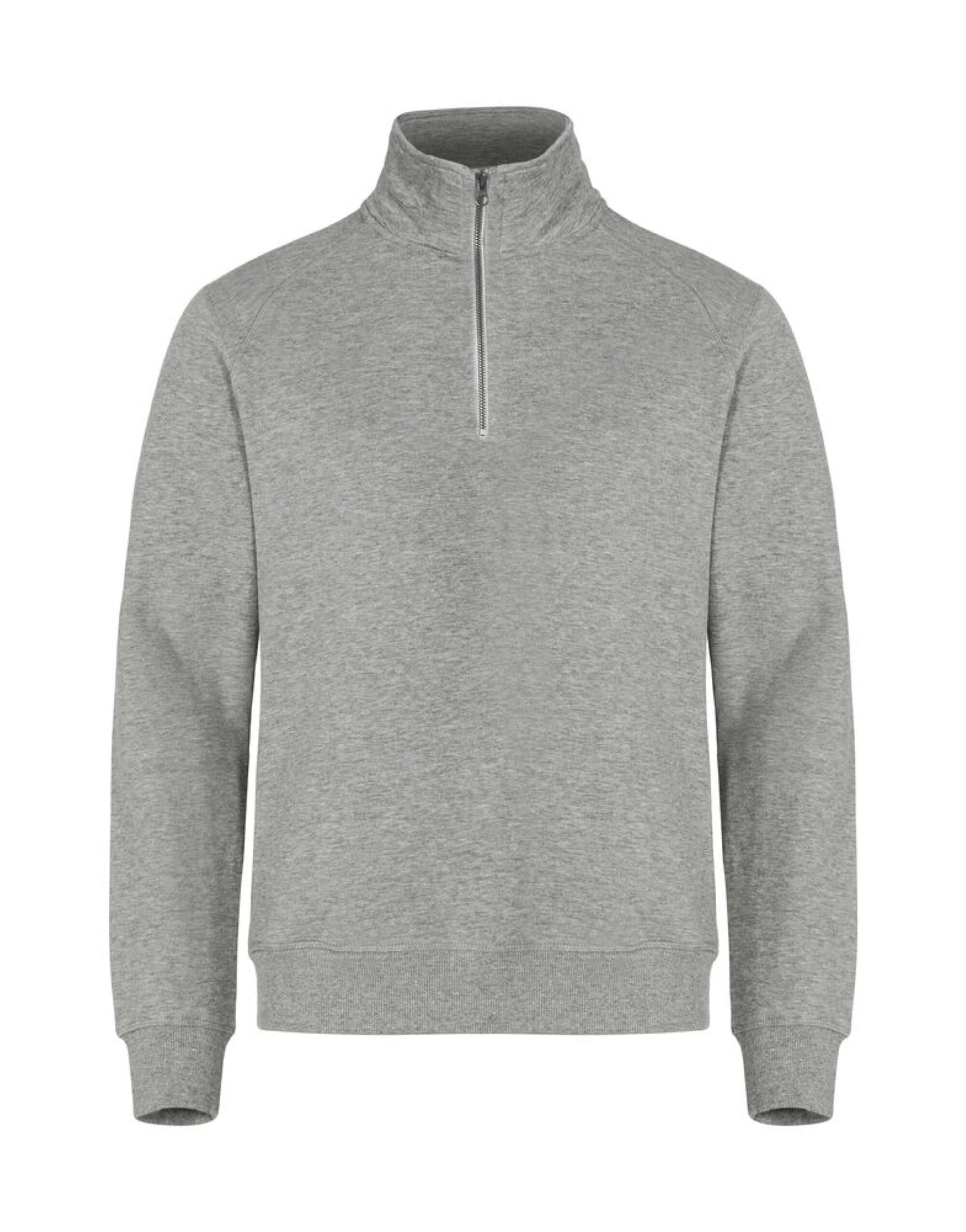 Basic Half Zip - Grey Melange