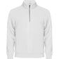 Basic Half Zip - White