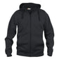 Men's Basic Hoody Full Zip - Black