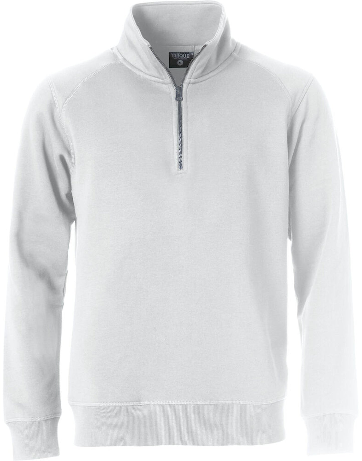 Classic Half Zip - White