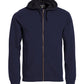 Classic Full Zip Hoody - Dark Navy