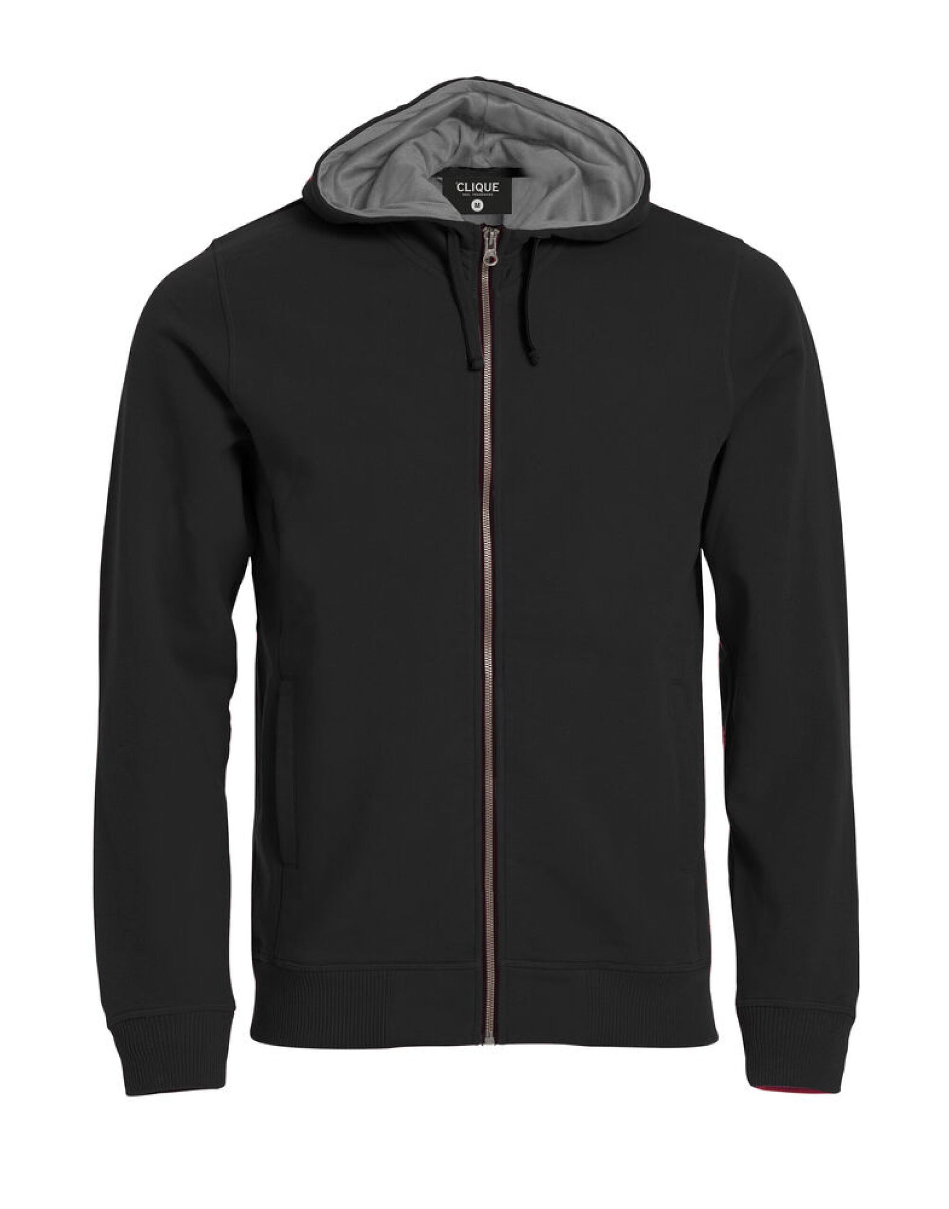 Classic Full Zip Hoody - Black