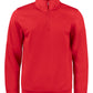 Basic Active Half Zip Junior - Red