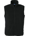 Basic Polar Fleece Vest - Black
