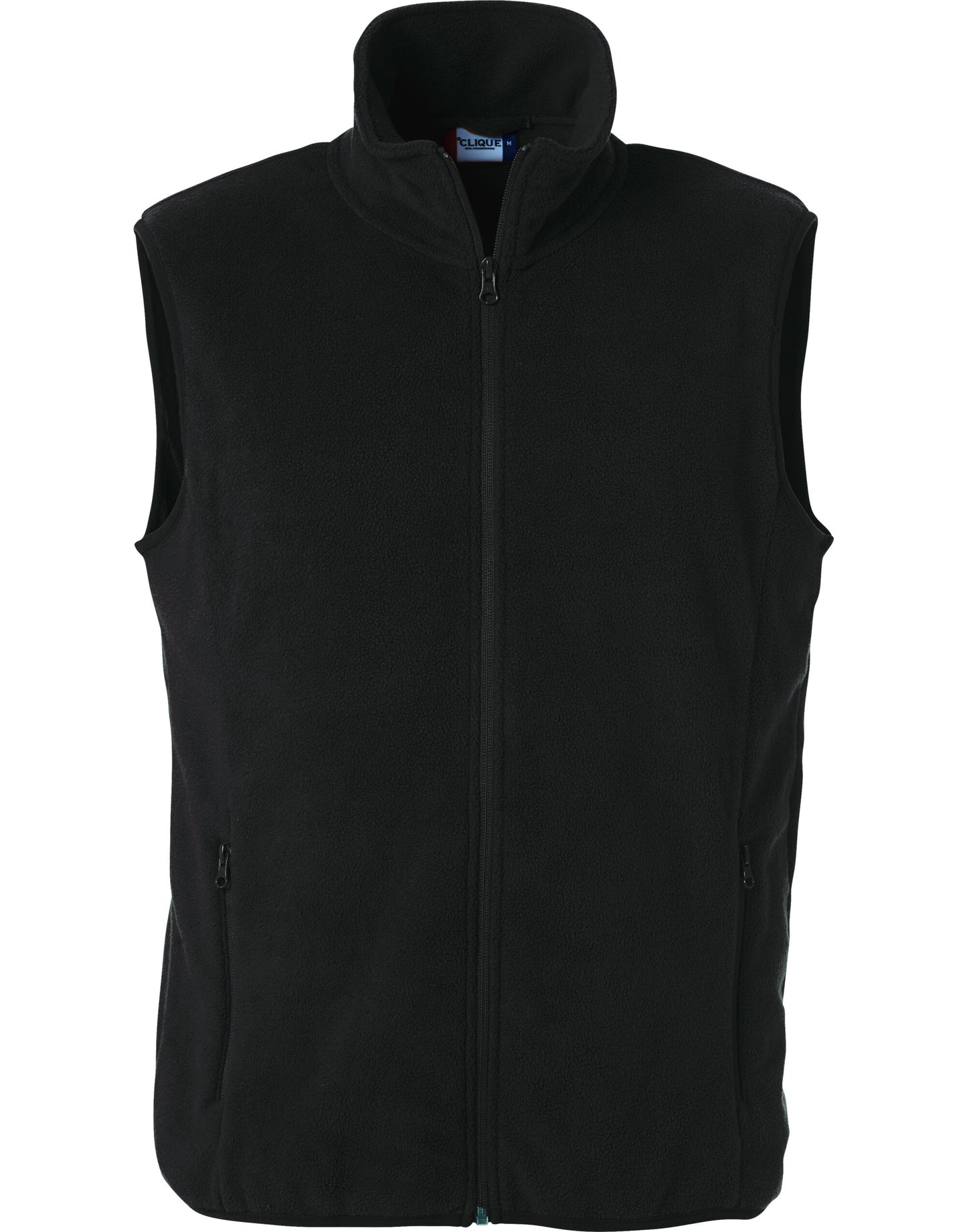 Basic Polar Fleece Vest - Black
