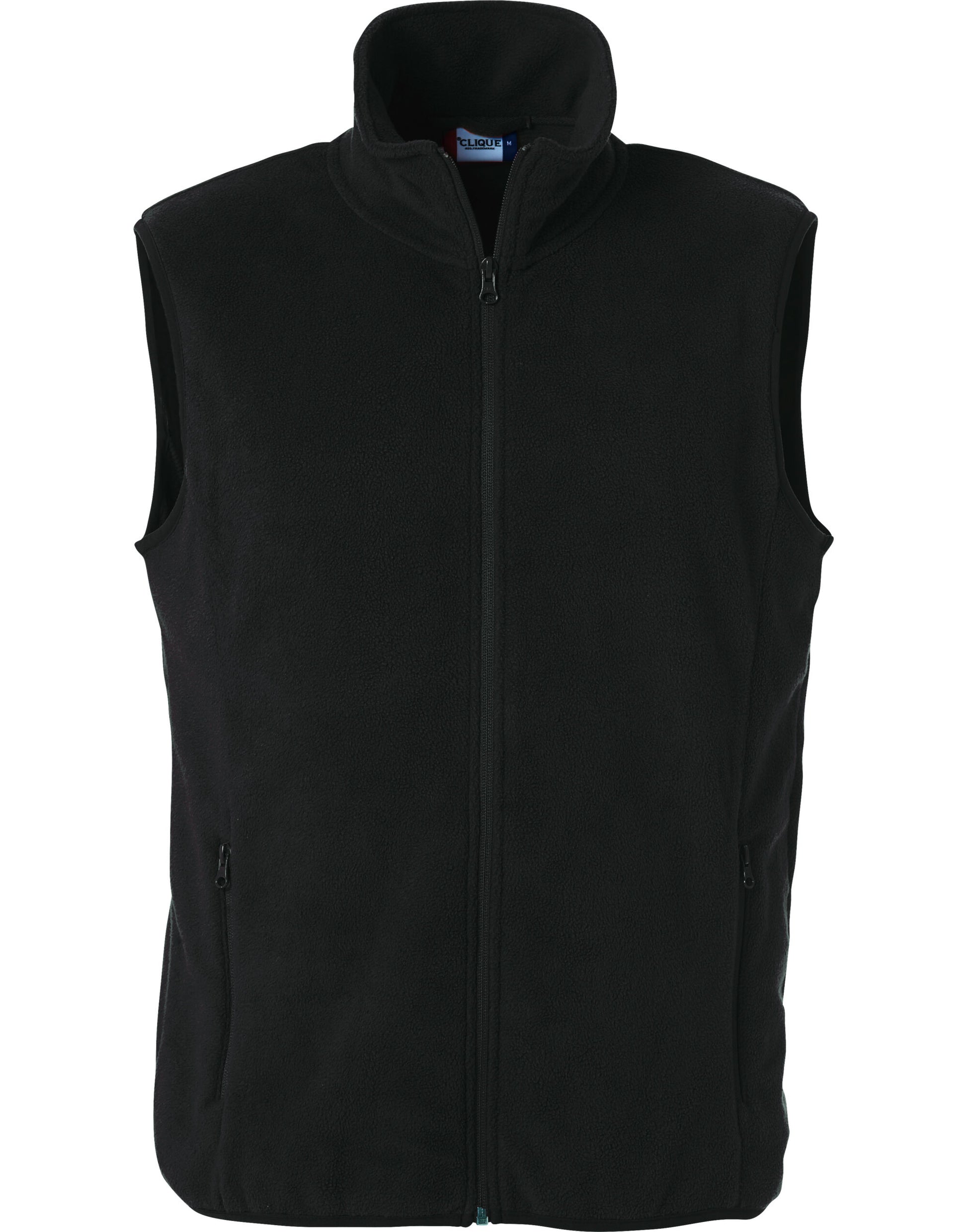 Basic Polar Fleece Vest - Black