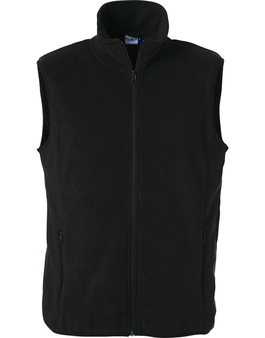 Basic Polar Fleece Vest - Black