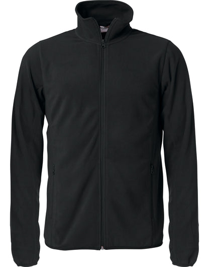 Basic Micro Fleece Jacket - Black