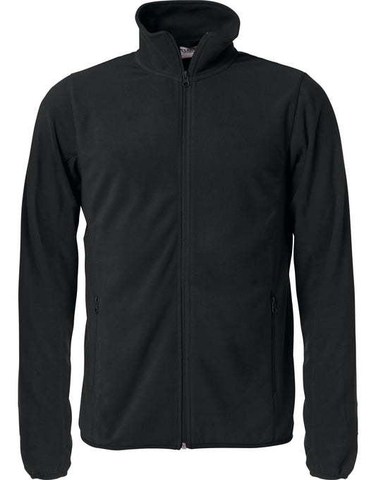 Basic Micro Fleece Jacket - Black
