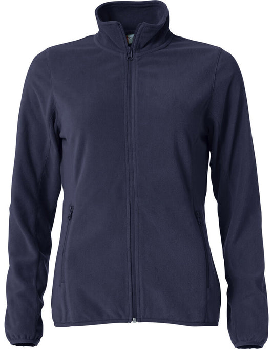 Ladies Basic Micro Fleece Jacket - Dark Navy