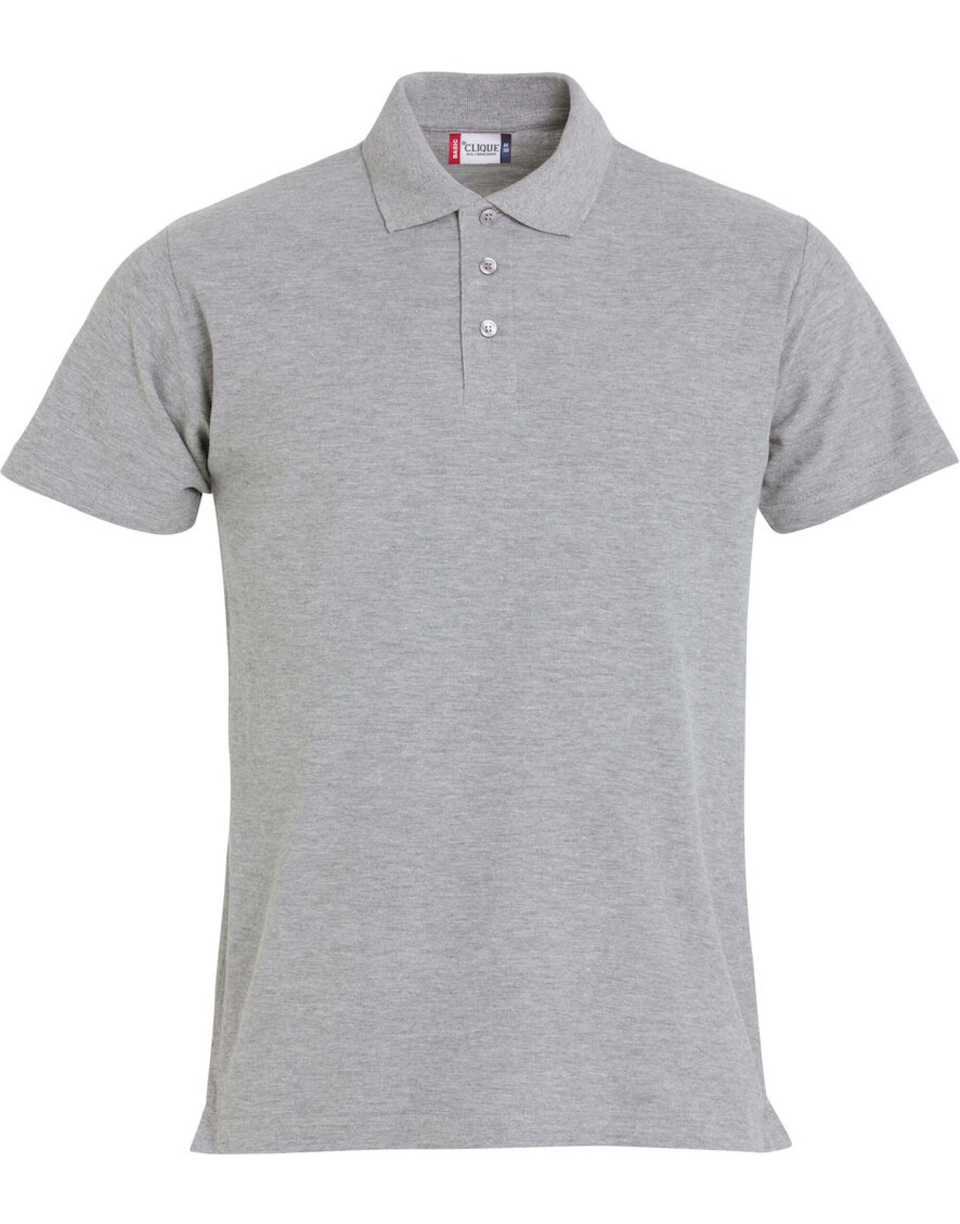 Basic Polo - Grey Melange