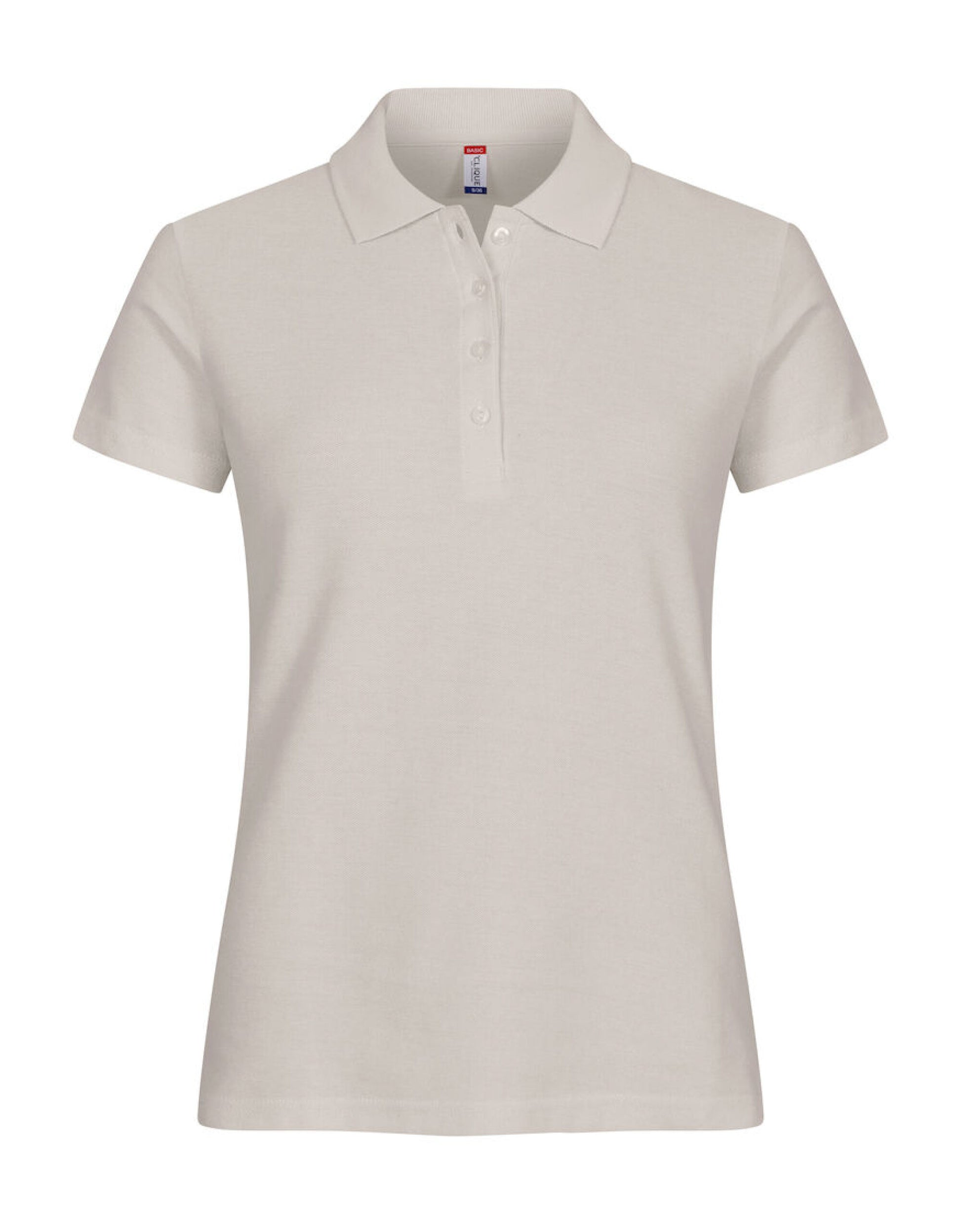 Ladies Basic Polo - Stone