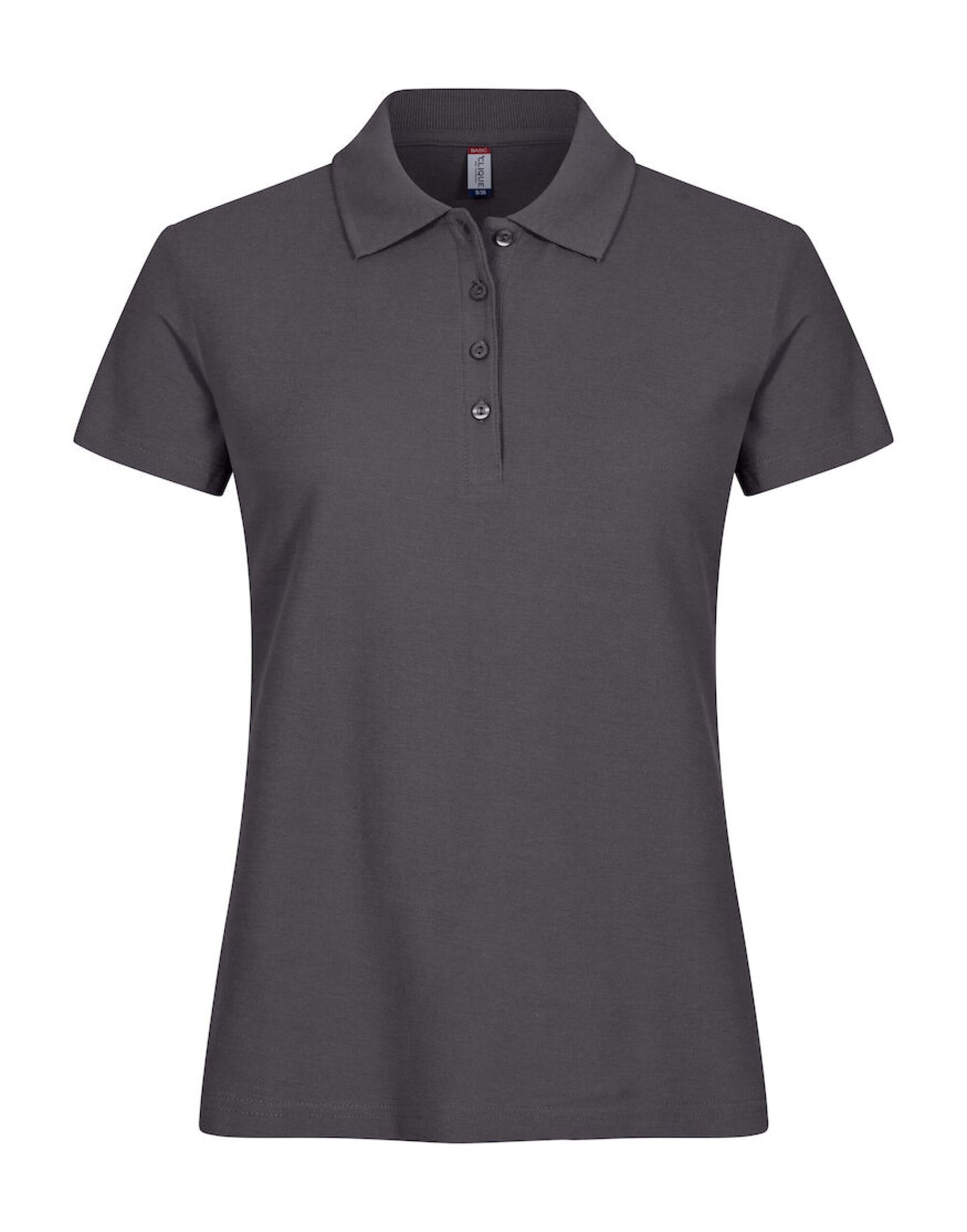 Ladies Basic Polo - Metal Grey